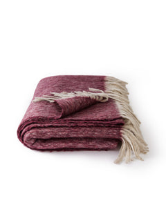 Fringe Alpaca Oversized Throw