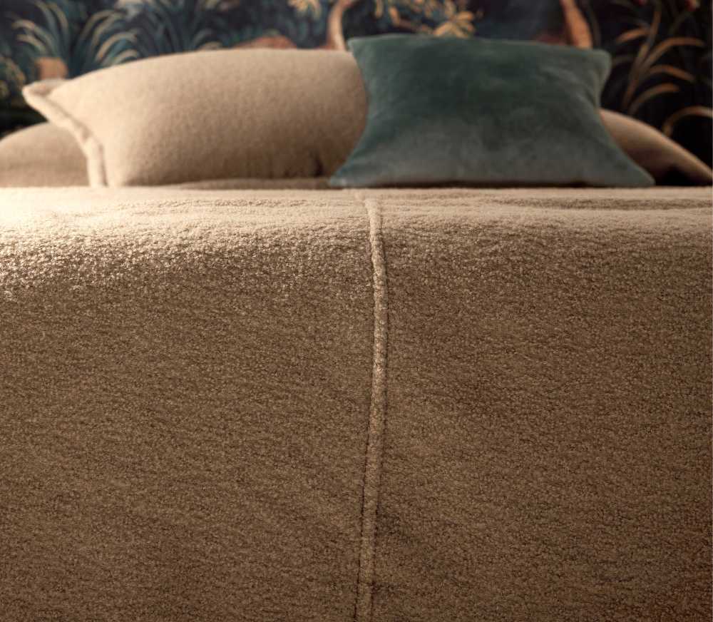 
                  
                    Bouclé Taupe Bedspread
                  
                